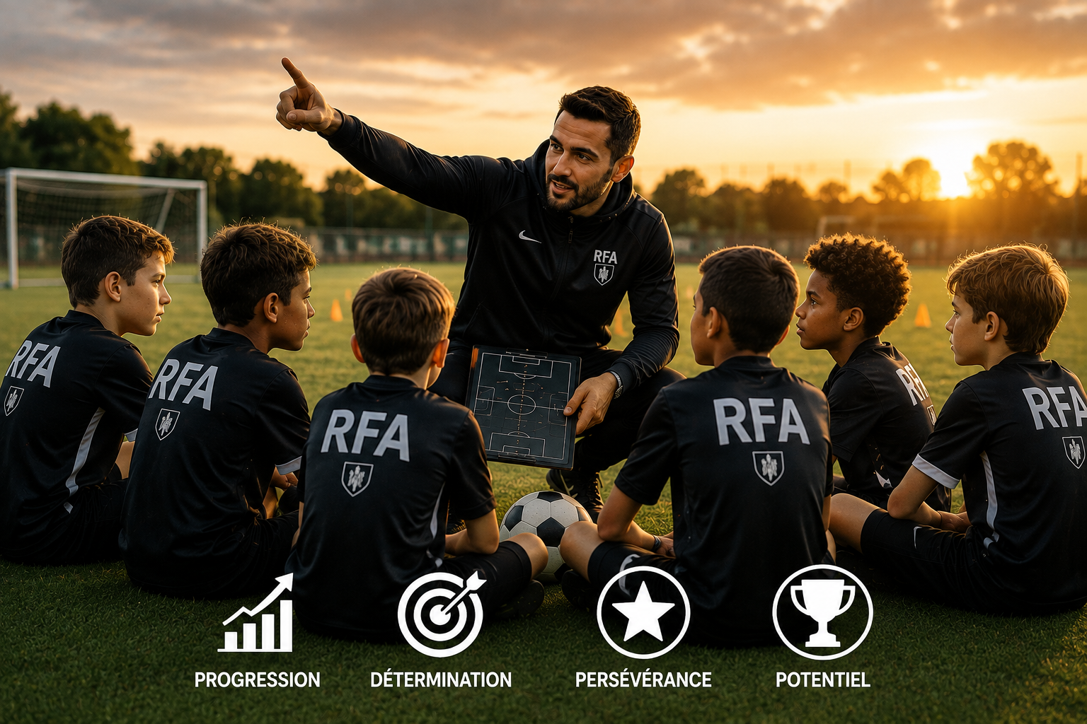 Entraide entre familles, bénévoles et jeunes de Remontada Football Academy
