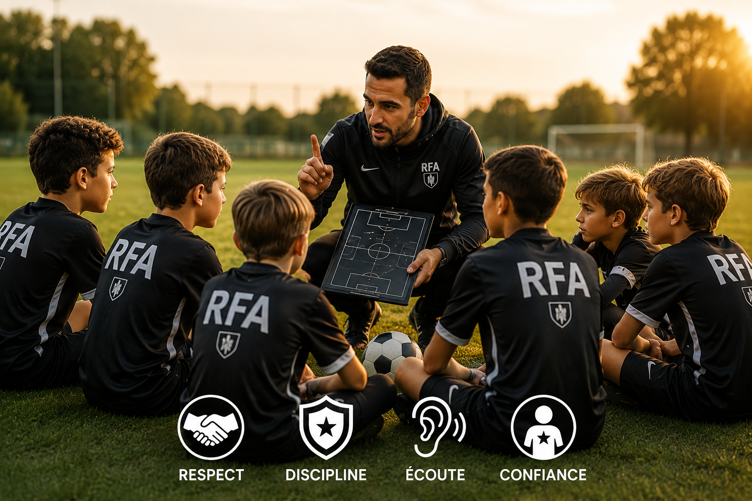 Entraide entre familles, bénévoles et jeunes de Remontada Football Academy